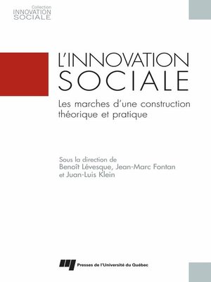 cover image of L'innovation sociale